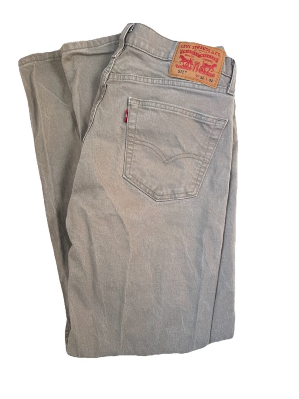 Levi's 511 Slim Men's Jeans - Light Gray Tan Wash 32 x 32